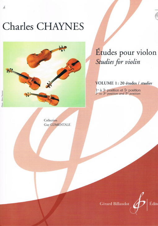 Etudes pour violin vol 1, 20 etudes