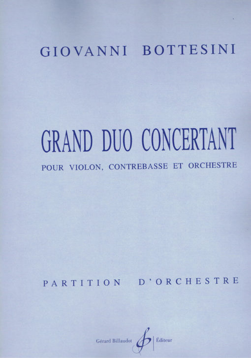 Grand Duo Concertante Vn Cbx Pf