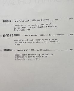 CONTEMPORARY ORGAN WORKS, vol 1 - Image 3
