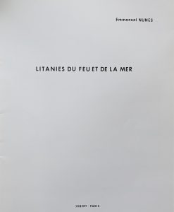 LITANIES DU FEU ET DE LA MER
