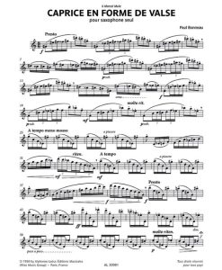 Caprice en Forme de Valse - Sax solo - Image 2
