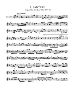 Twelve Fantasias for Flute without Bass TWV 40:2-13 - Image 3