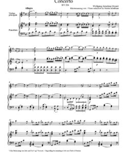 Concerto Nº 3 Sol Maior KV 216 - Vn/ Pf - Image 2