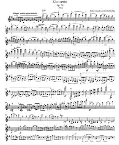 Concerto E minor op. 64 -Vn/Pf - Image 5