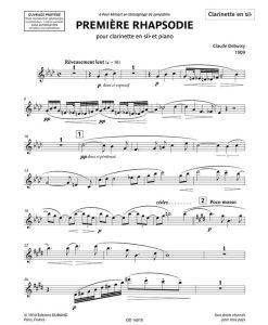 Première Rhapsodie - clarinete e piano - Image 2