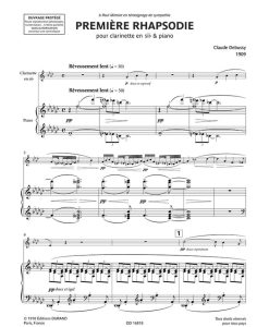 Première Rhapsodie - clarinete e piano - Image 3