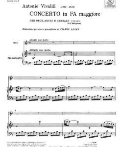 Concerto Fa Maior F VII, 12- Ob/ Pf - Image 2
