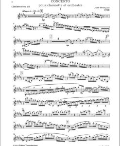 Concerto - clarinete e orquestra, redução piano - Image 3