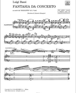 Fantasia da Concerto su Motivi del  "RIGOLETTO", cl/piano - Image 2