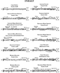 Italian Violin Music of the Baroque Era - Volume II - Image 2