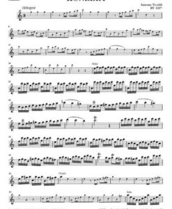 Flautino Concerto (Recorder/Flute) C major RV 443 - Image 4