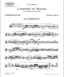 Lamento et Rondo - Sax Alto Mib/ Pf - Image 3