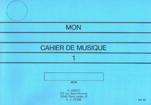 mon cahier de musique 1