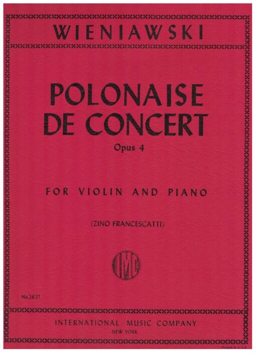polonaise concert op4