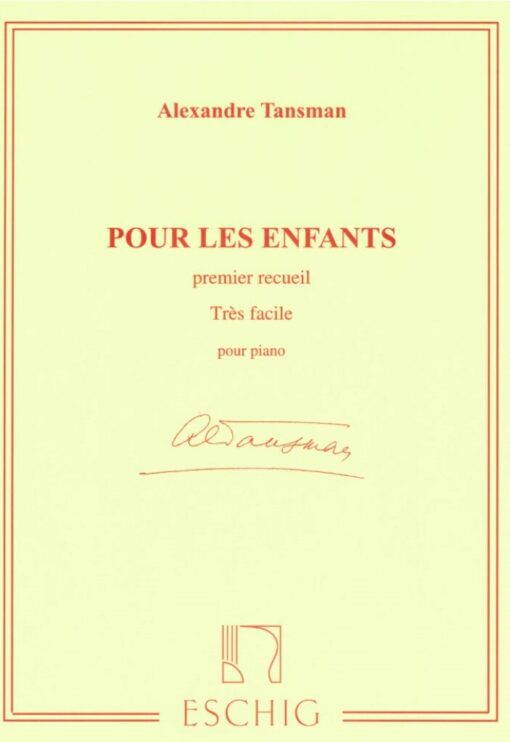 tansman pour les enfants 1 tansman pour les enfants 1