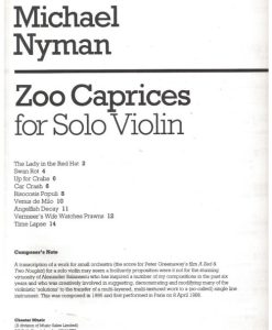 Zoo Caprices- Vn - Image 2