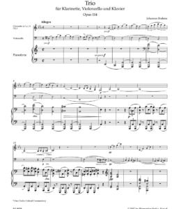 Trio - Clarinete (Viola), Violoncelo e Piano Op.114 - Image 2