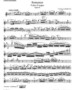 Romances in F major and G major op. 50, 40 - Vn/Pf - Image 4