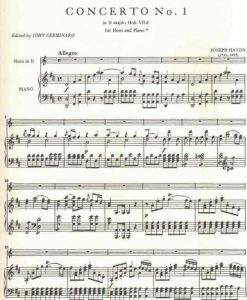 Concerto No. 1 in D Major - Hn/ Pf - Image 2
