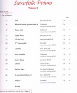 Saxofolk Primo - Volume 0 - Image 2