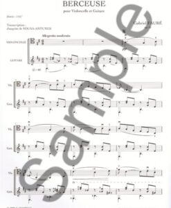 Berceuse Op.16 - Vc/ Gt - Image 2