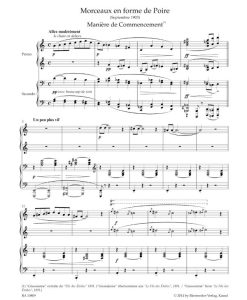 3 Morceaux en forme de Poire for Piano Duet - Image 2