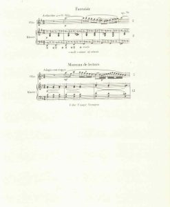 Fantaisie Op. 79 & Morceau de Lecture - Flauta e Piano - Image 2