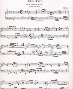 French Overture in b minor BWV 831 ( Without Fingering) - Image 2