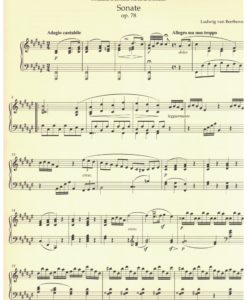 Sonata in F-sharp major Op.78 - Image 2