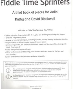 Fiddle Time Sprinters violin book 3 (book + cd) - Image 2