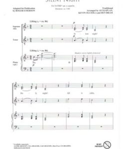 Silent Night (SATB opt. a cappella) - Image 2