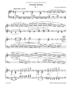Grande Sonate E-flat major Op.7 - Image 2