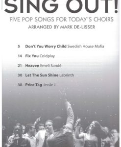 Sing Out! 5 Modern Pop Songs for Today´s Choirs - book 3 - Image 2