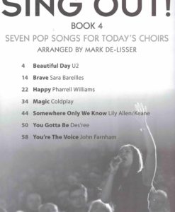 Sing Out! 7 Modern Pop Songs for Today´s Choirs - book 4 - Image 2