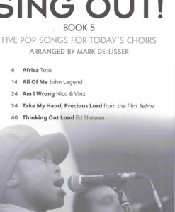 Sing Out! 5 Modern Pop Songs for Today´s Choirs - book 5 - Image 2