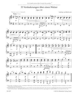 33 Variations on a Waltz op.120 "Diabelli Variations" - Image 2