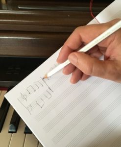 Lápis Música dourado - Image 4