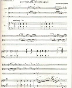 Quatuor opus 41, pour violin, alto, violoncelle & piano - Image 2