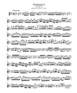 12 Fantasias TWV 40: 26-37 - Flauta solo - Image 3