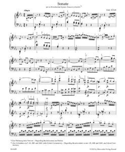 Sonata for Piano E-flat major (Hob. XVI:49) "Genzinger" - Image 2