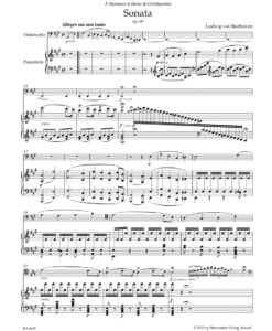 Sonata A major op. 69 - Vc/ Pf - Image 2