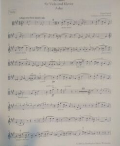 Sonata in A major - Va/ Pf - Image 2