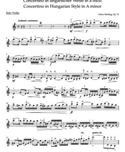 Concertino in Hungarian Style in A minor op. 21 - Image 2