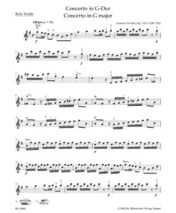 Concerto in G major op. 3/3 - Image 2