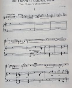 3 Etudes - Oboé e piano - Image 2