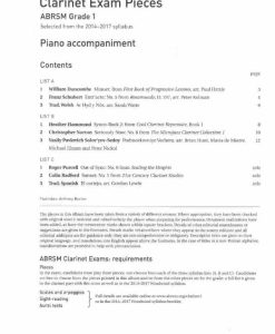 Clarinet Exam Pieces 2014-2017 Grade 1 (Cl/Pf) - Image 2