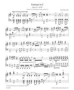 Fantasy C major op. 15 D 760 "Wanderer Fantasy"- Pf - Image 2