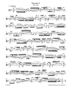 Three Sonatas and Three Partitas BWV 1001–1006 - Viola Solo - Image 2