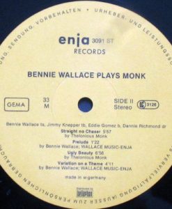 Bennie Wallace Plays Monk (CD) - Image 4