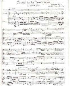 Concerto No. 3 In D Minor - 2 Vns/ Pf - Image 2